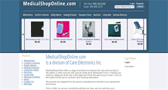 Desktop Screenshot of medicalshoponline.com